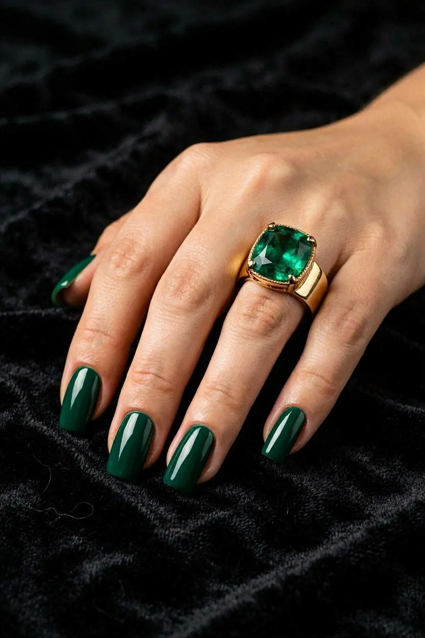 simple square nail designs