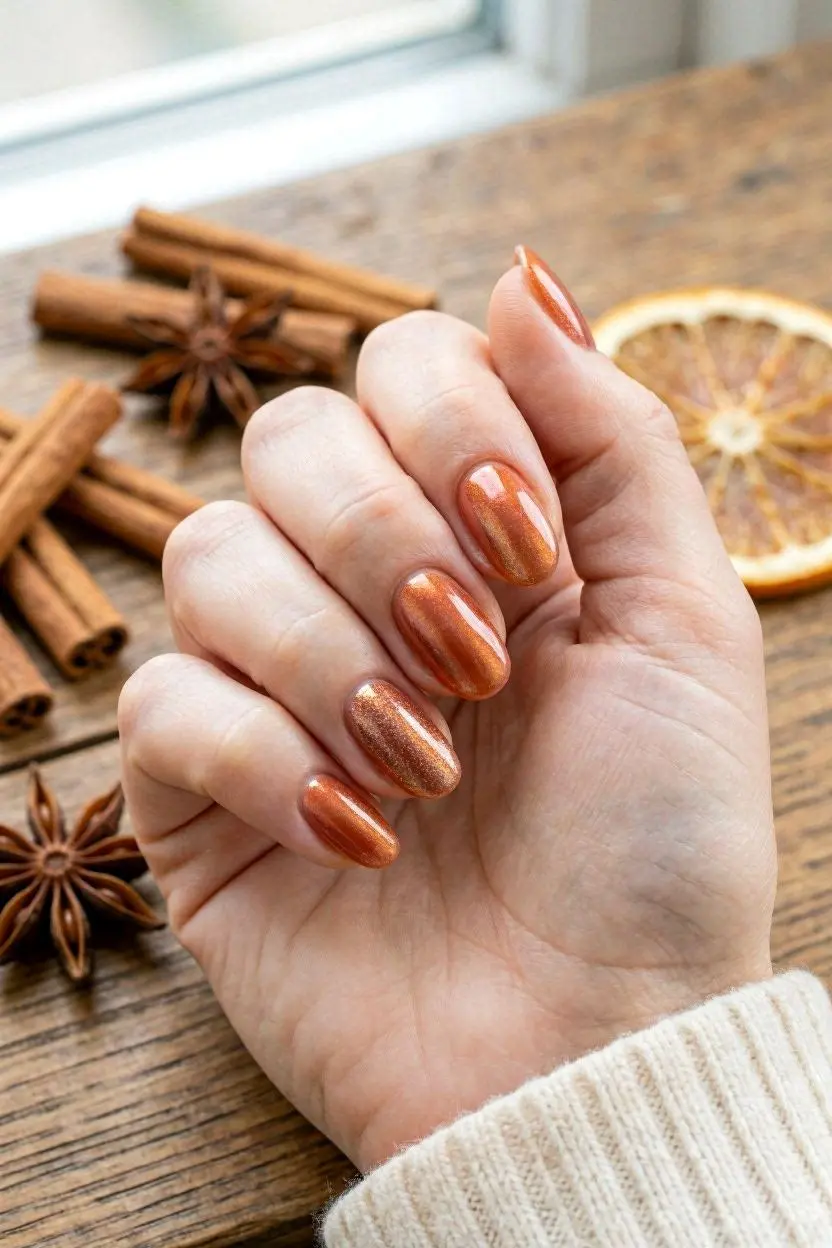 summer orange nail designs