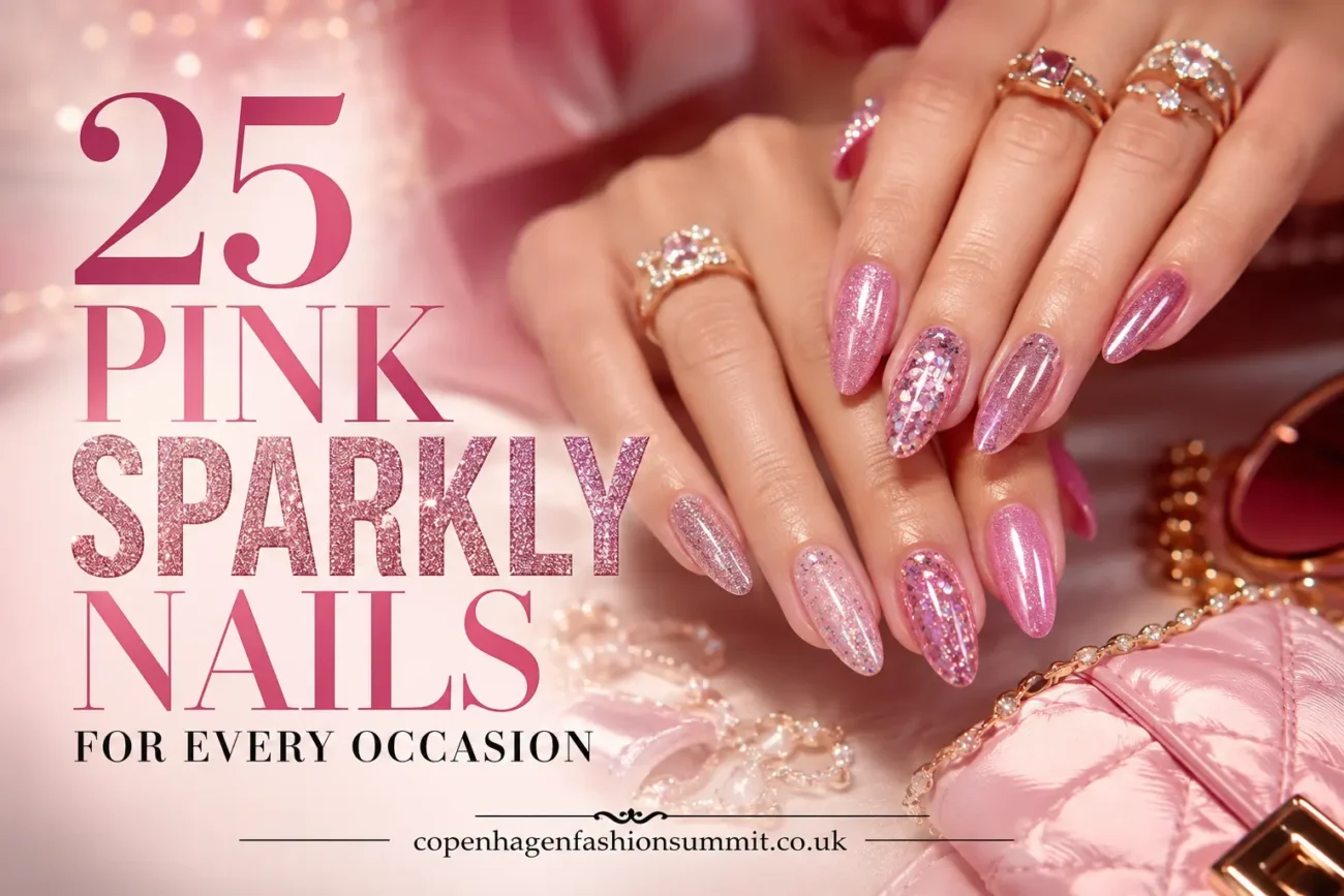 25 Pink Sparkly Nails For Every Occasion