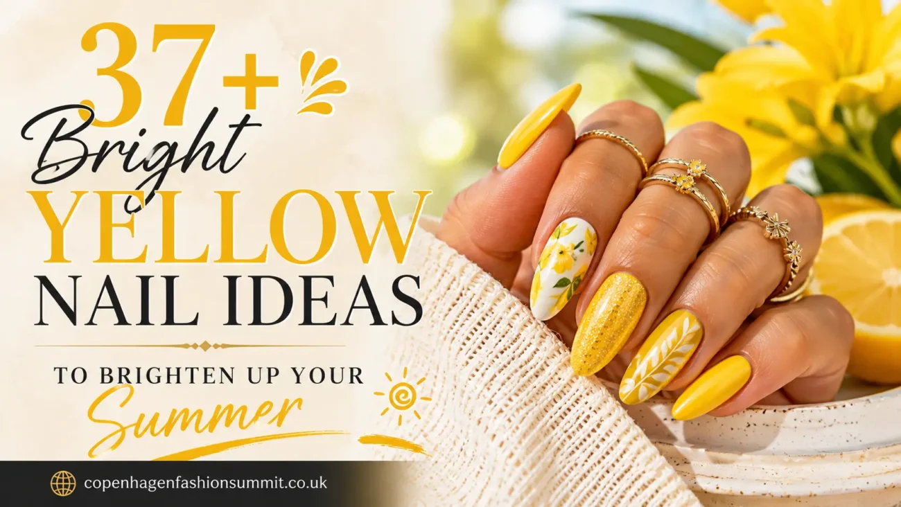 37+ Bright Yellow Nail Ideas