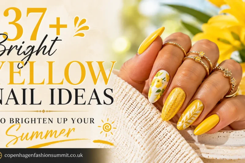 37+ Bright Yellow Nail Ideas to Brighten Up Your Summer