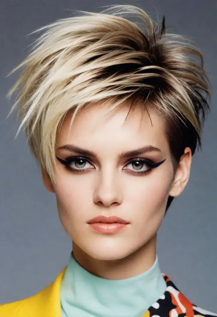 Big Hair, Bigger Attitude: 50 Best 80s Inspired Hairstyles 15 80s Asymmetrical Cuts Hairstyle