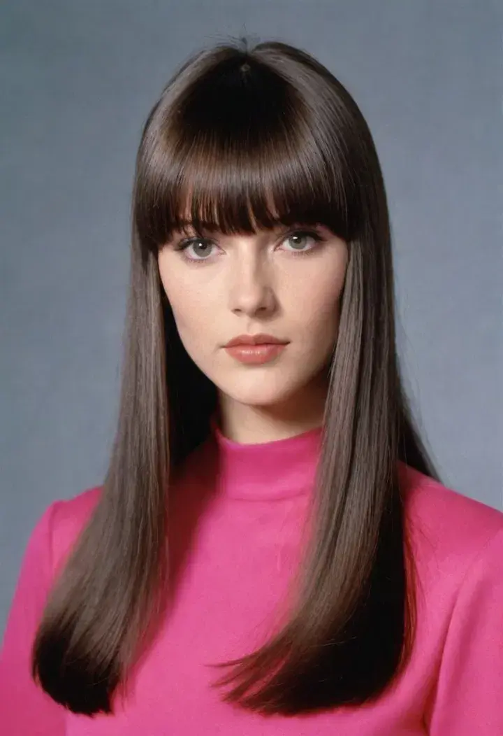 Big Hair, Bigger Attitude: 50 Best 80s Inspired Hairstyles 30 80s Long Straight Hair with Bangs