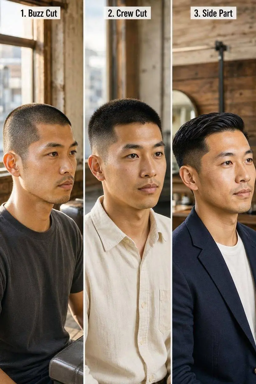Asian Hairstyles and Haircuts for Men part 1