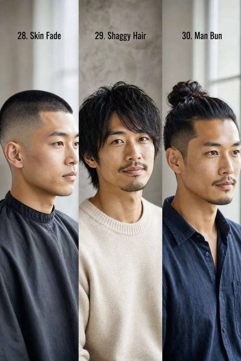 Asian Hairstyles and Haircuts for Men part 10