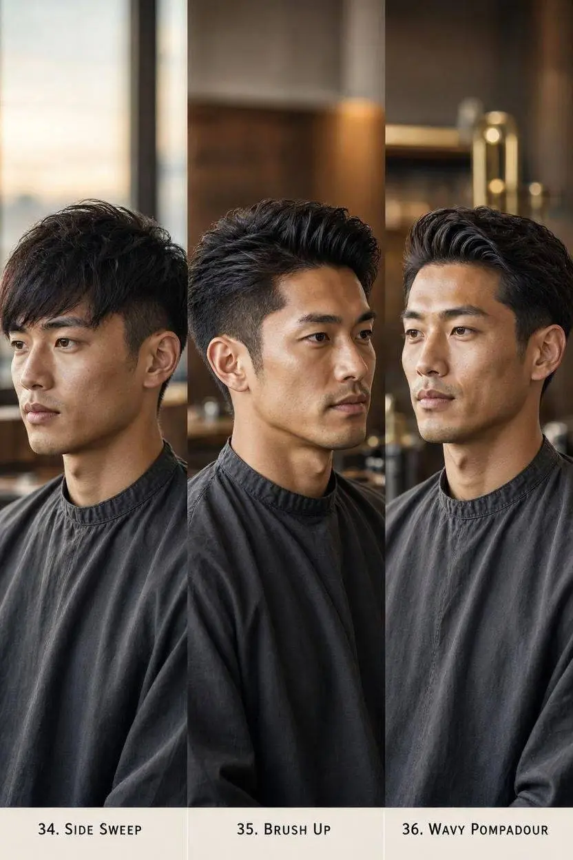 Asian Hairstyles and Haircuts for Men part 12