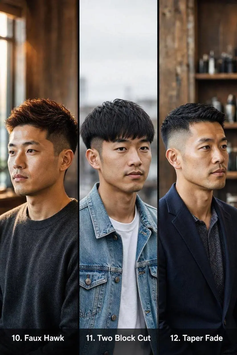Asian Hairstyles and Haircuts for Men part 4
