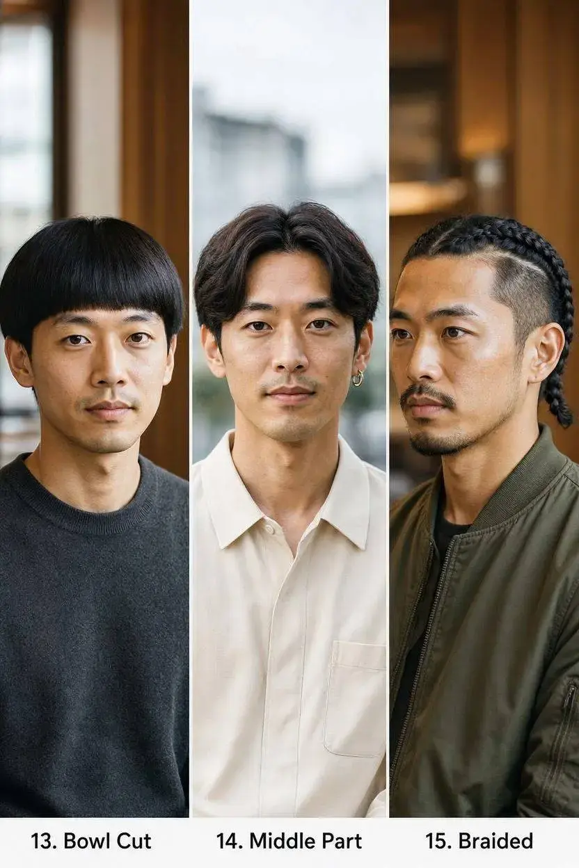 Asian Hairstyles and Haircuts for Men part 5