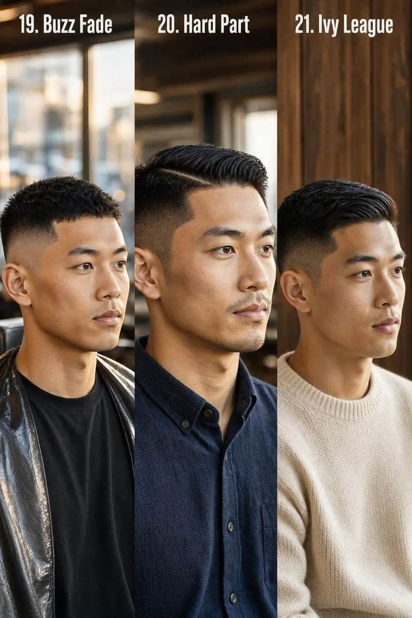 Asian Hairstyles and Haircuts for Men part 7