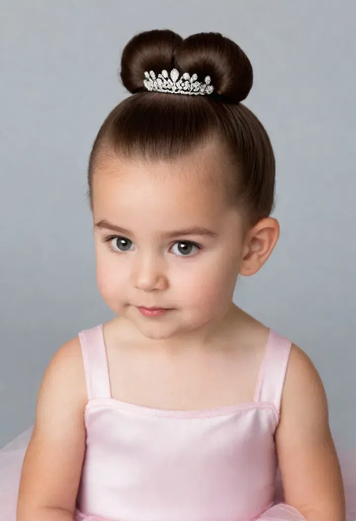  Ballerina Bun Cute Baby Hairstyle