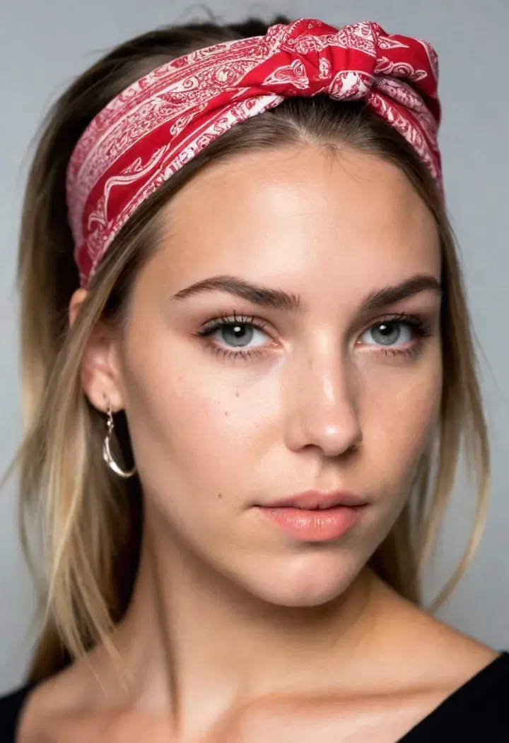 Bandana 90s hairstyle