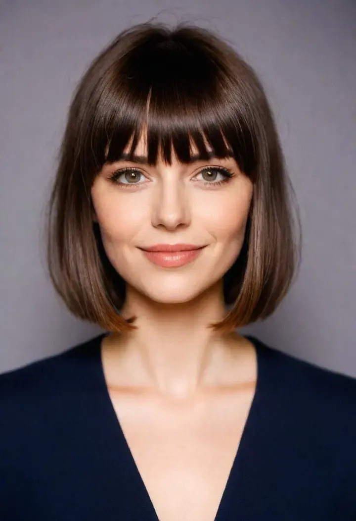 Bangs with Short Hair For Women