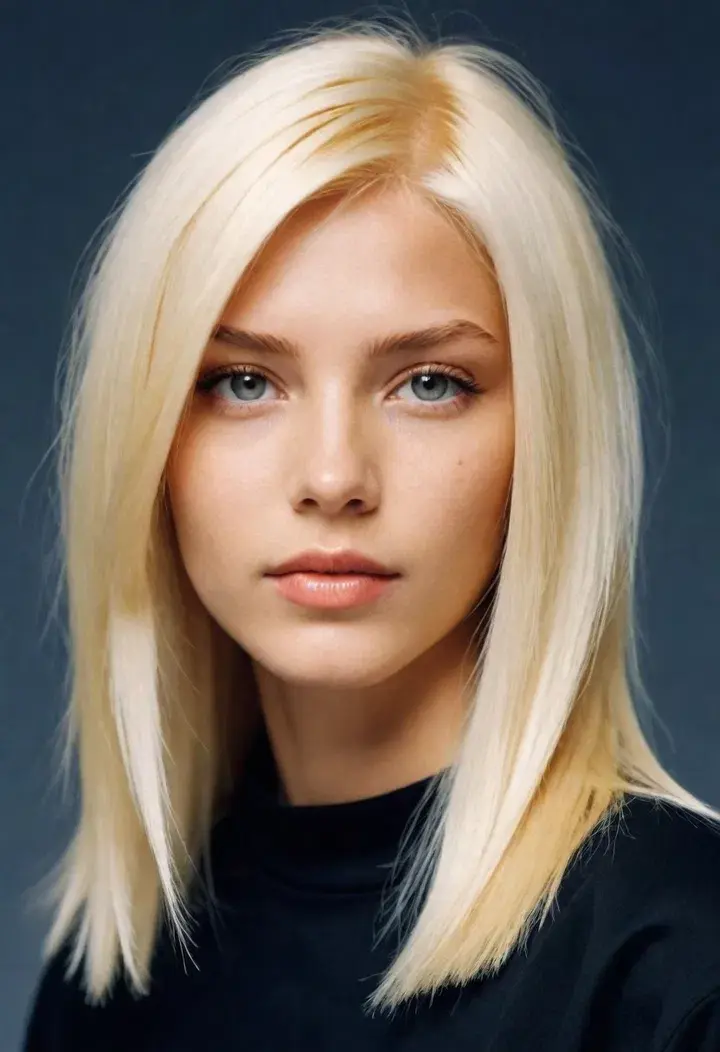Bleach Blonde 90s hairstyle