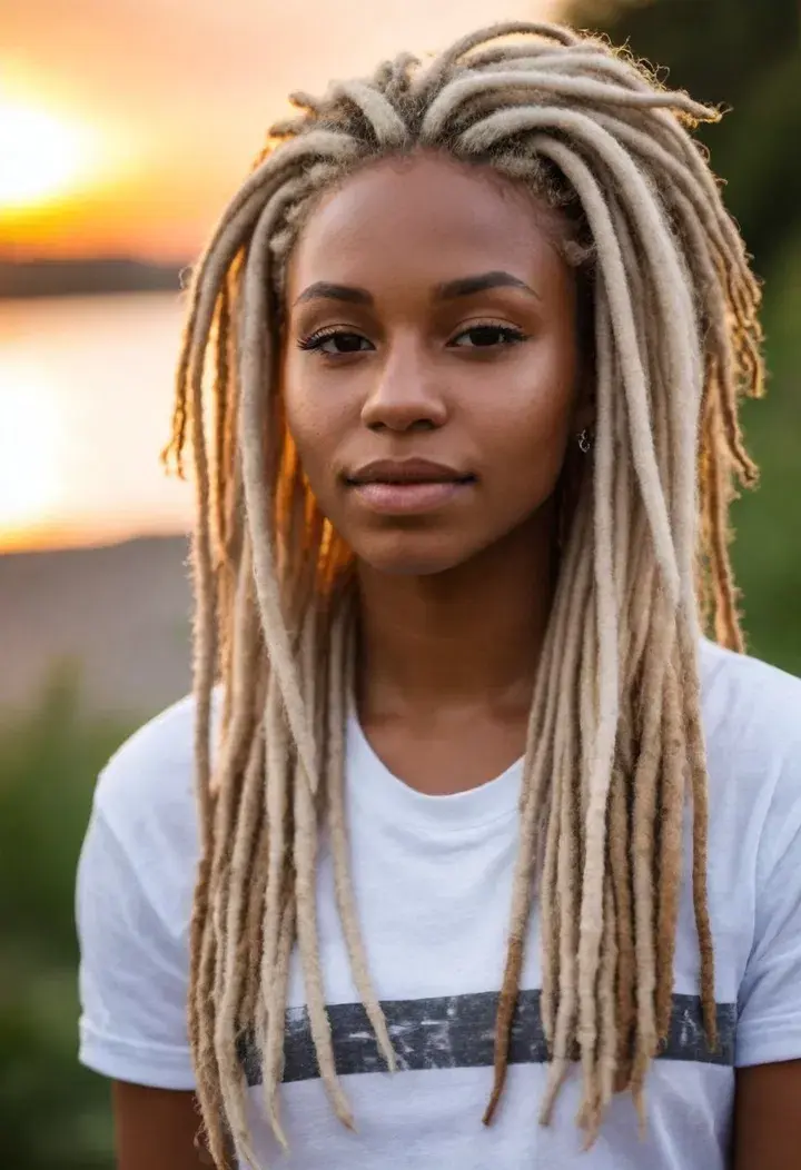  Blonde Dreadlocks Hairstyle