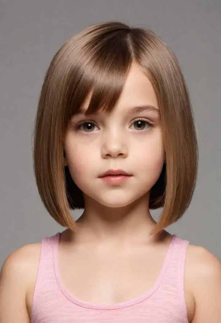 Bob Cut Cute Baby Hairstyle