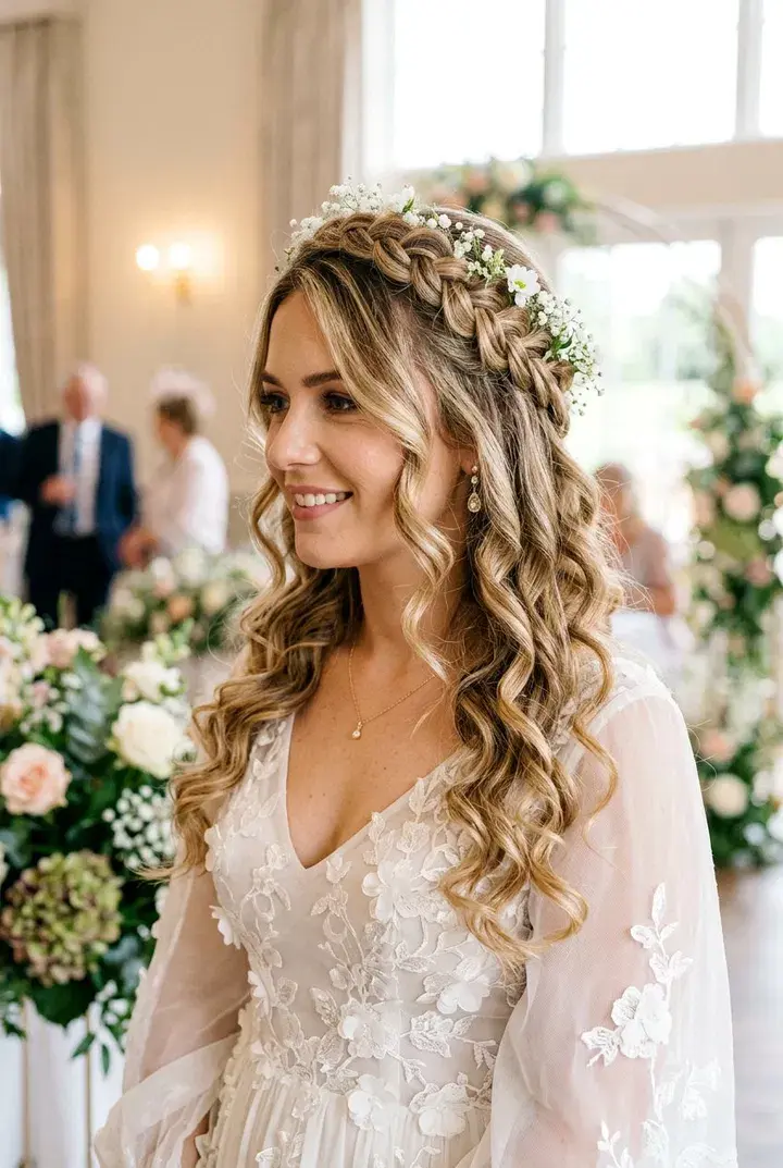 Boho Crown Braid hairstyle