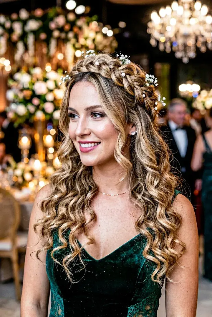 Boho Halo Braid hairstyle