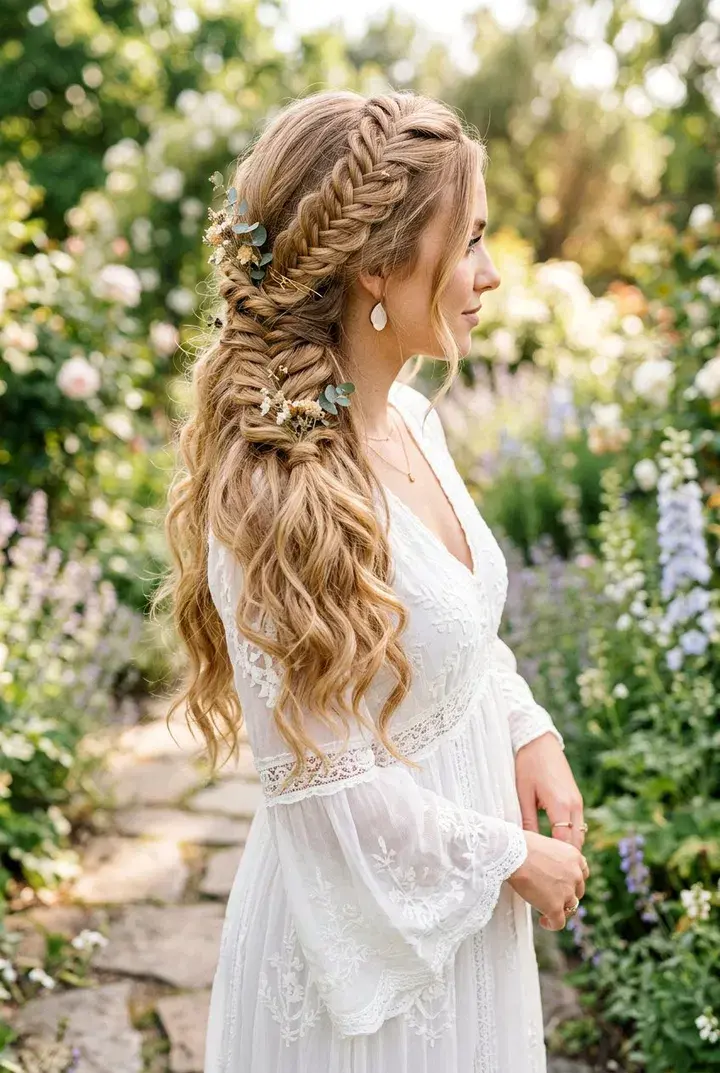 Boho Mermaid Braid hairstyle