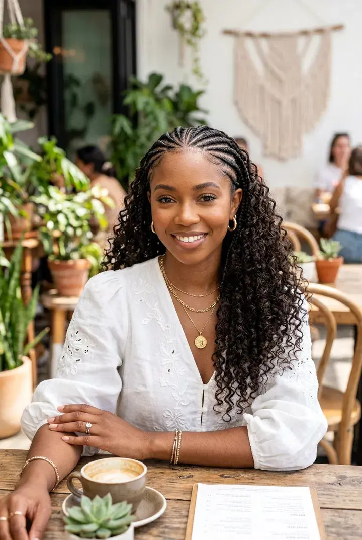  Boho Stitch Braids hairstyle