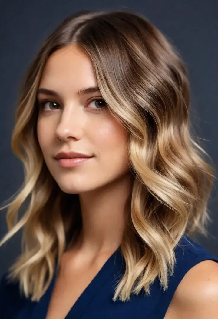  Boho Waves for medium length hairstyle