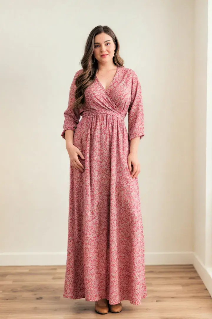 Bold Printed Maxi Dress