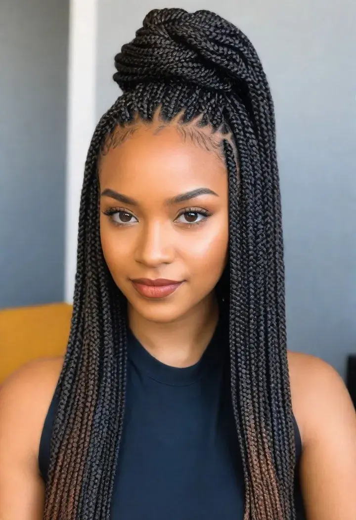 Box Braids 90s hairstyle