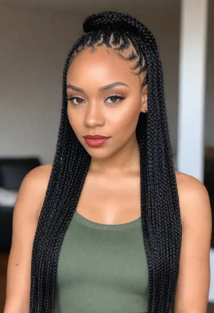 Box Braids hairstyle for women