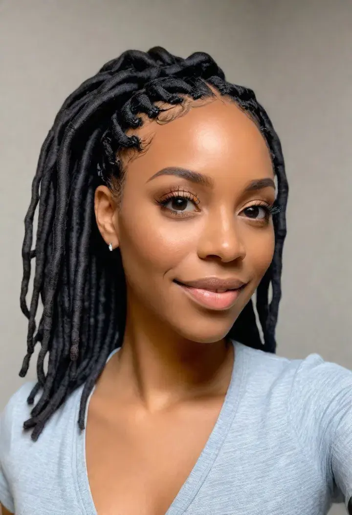 . Butterfly Locs hairstyle for black women