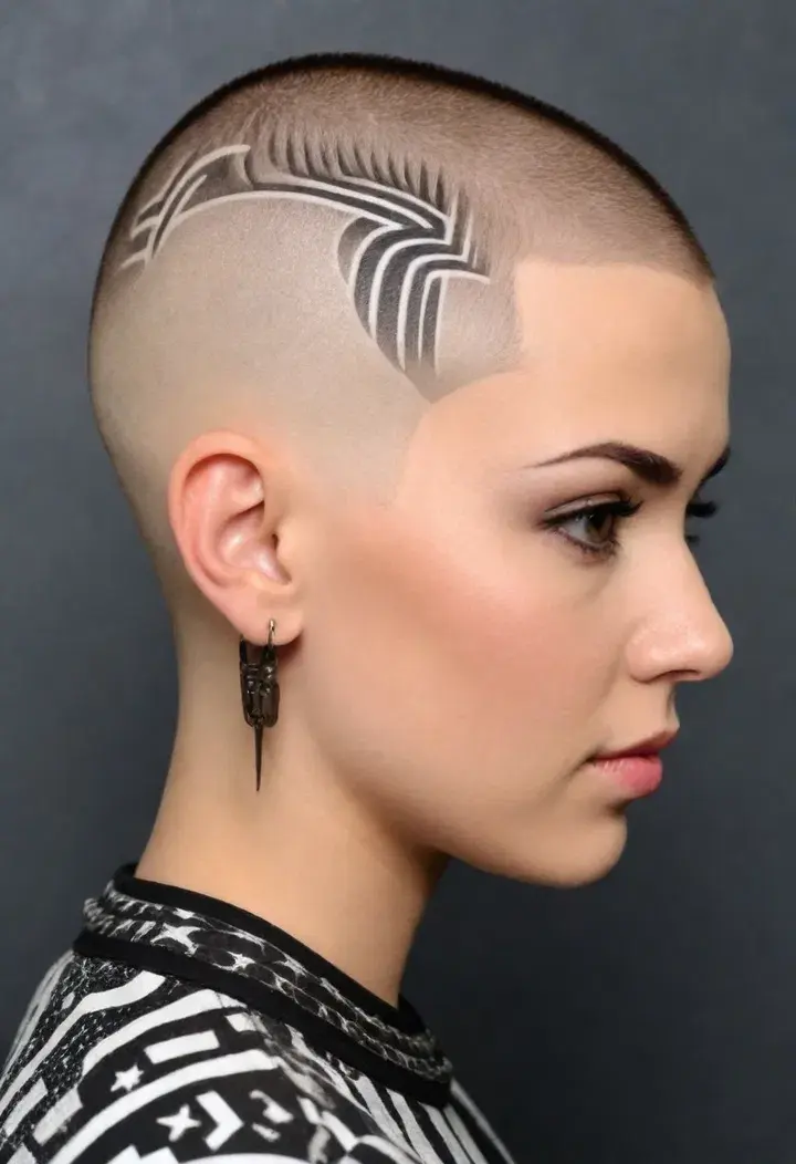 Buzz Cut with Designs