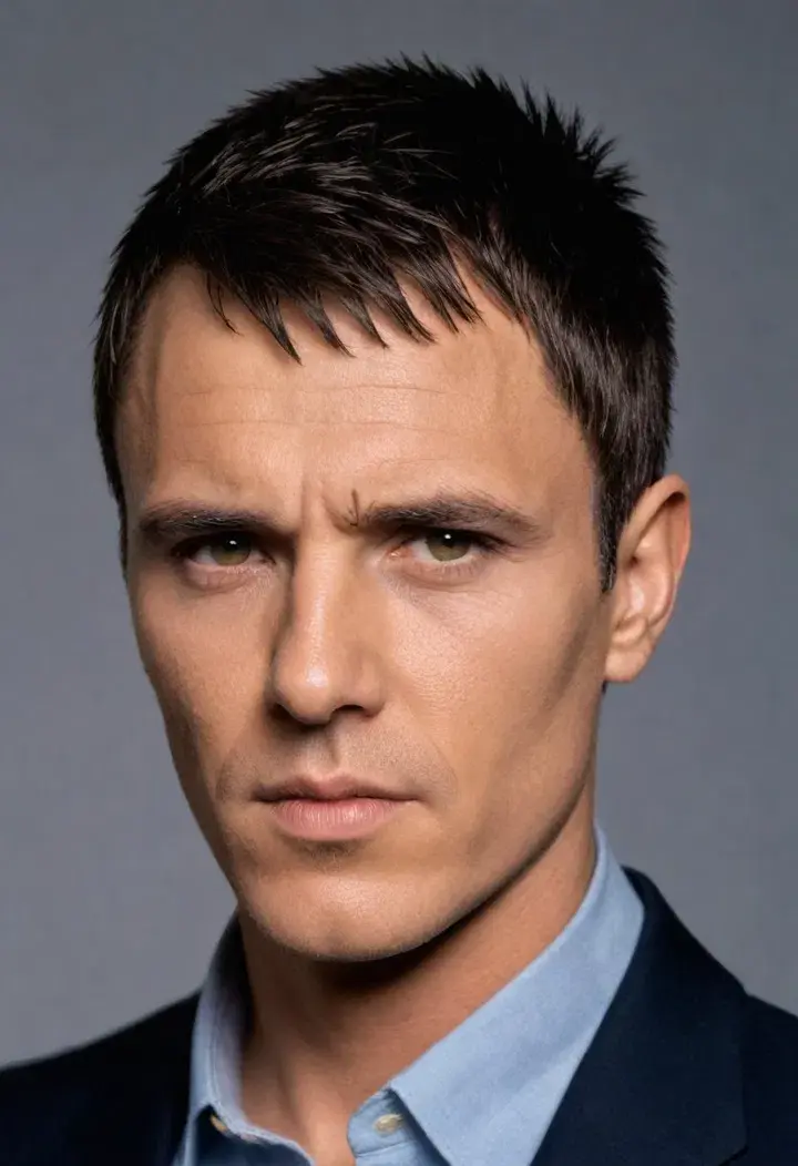 Caesar Cut hairstyle for men