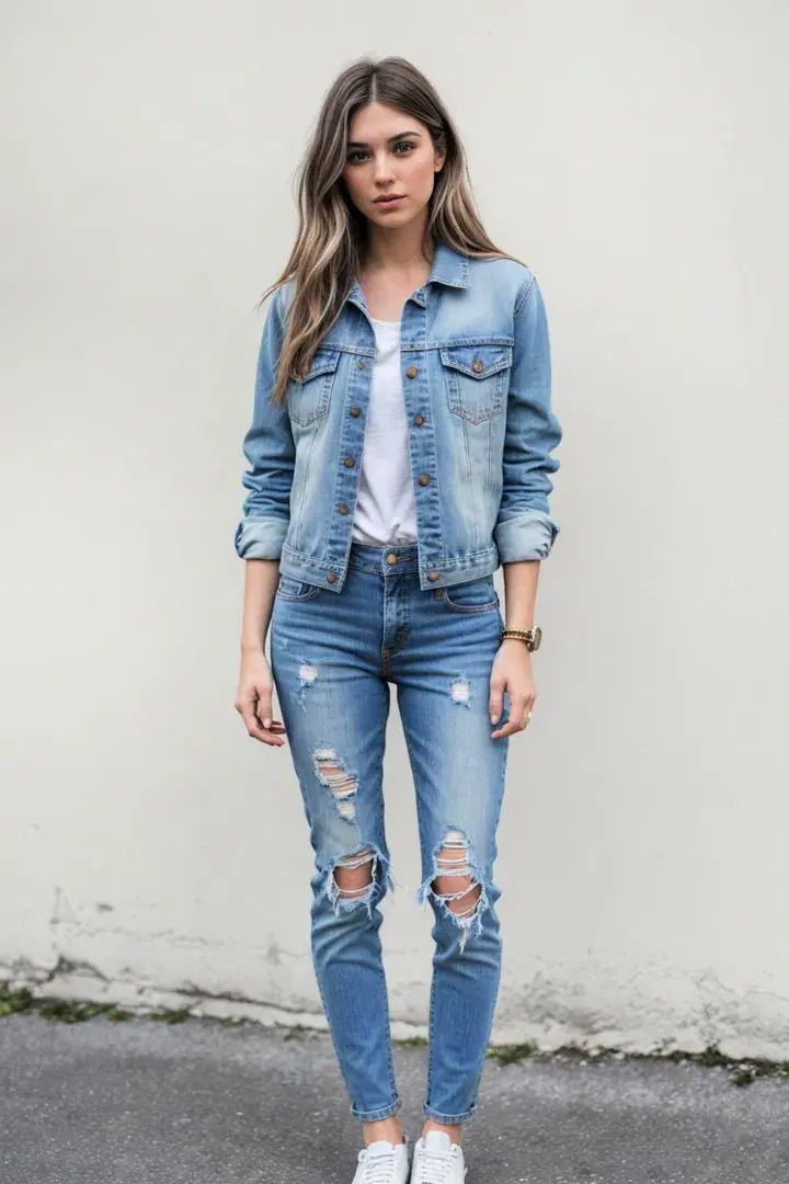 . Casual Denim Outfit