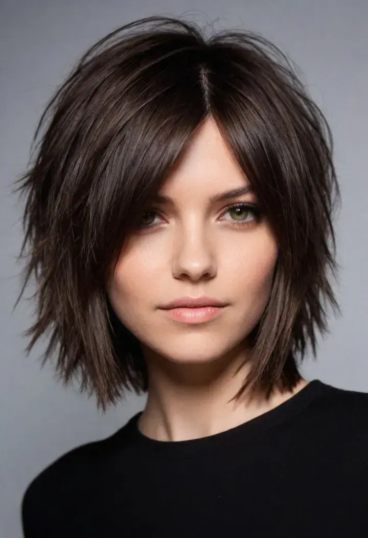 Choppy Short Hairstyle For Women