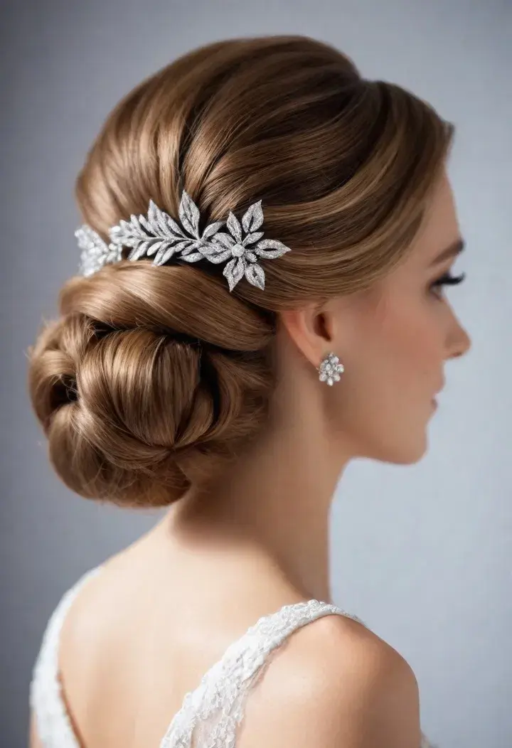 Classic Chignon Wedding Hairstyle