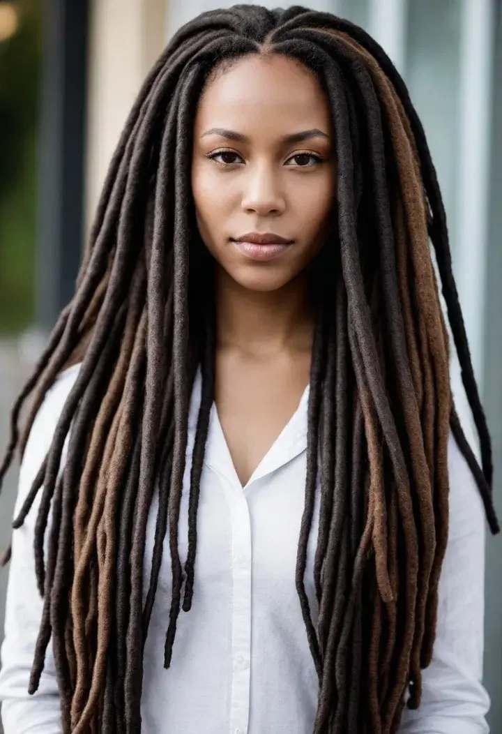 Classic Long Dreadlocks Hairstyle