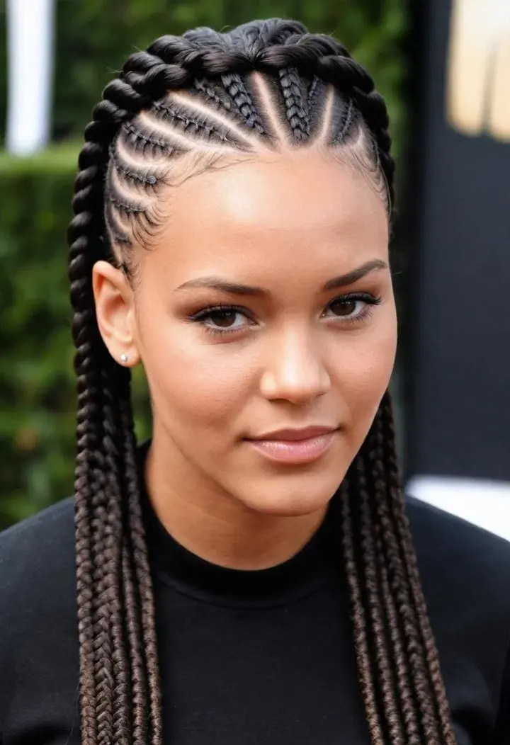  Cornrows 90s hairstyle