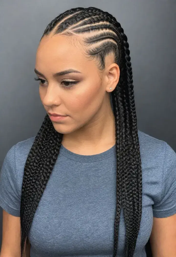 Cornrows Braid Hairstyle