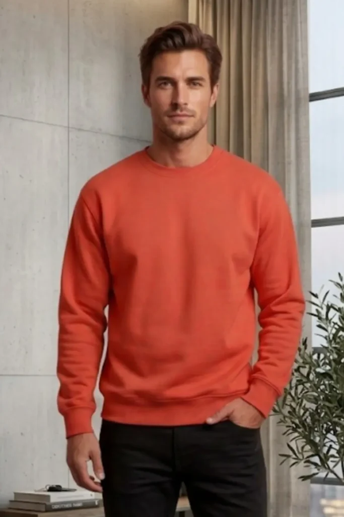 Crew Necks Dress For Skinny Man