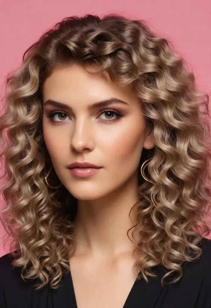Crimped Waves for wavy hairstyle