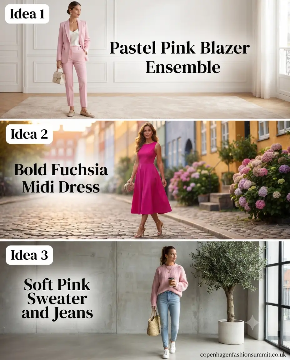 Cute Pink Outfit Ideas for Women Part 1