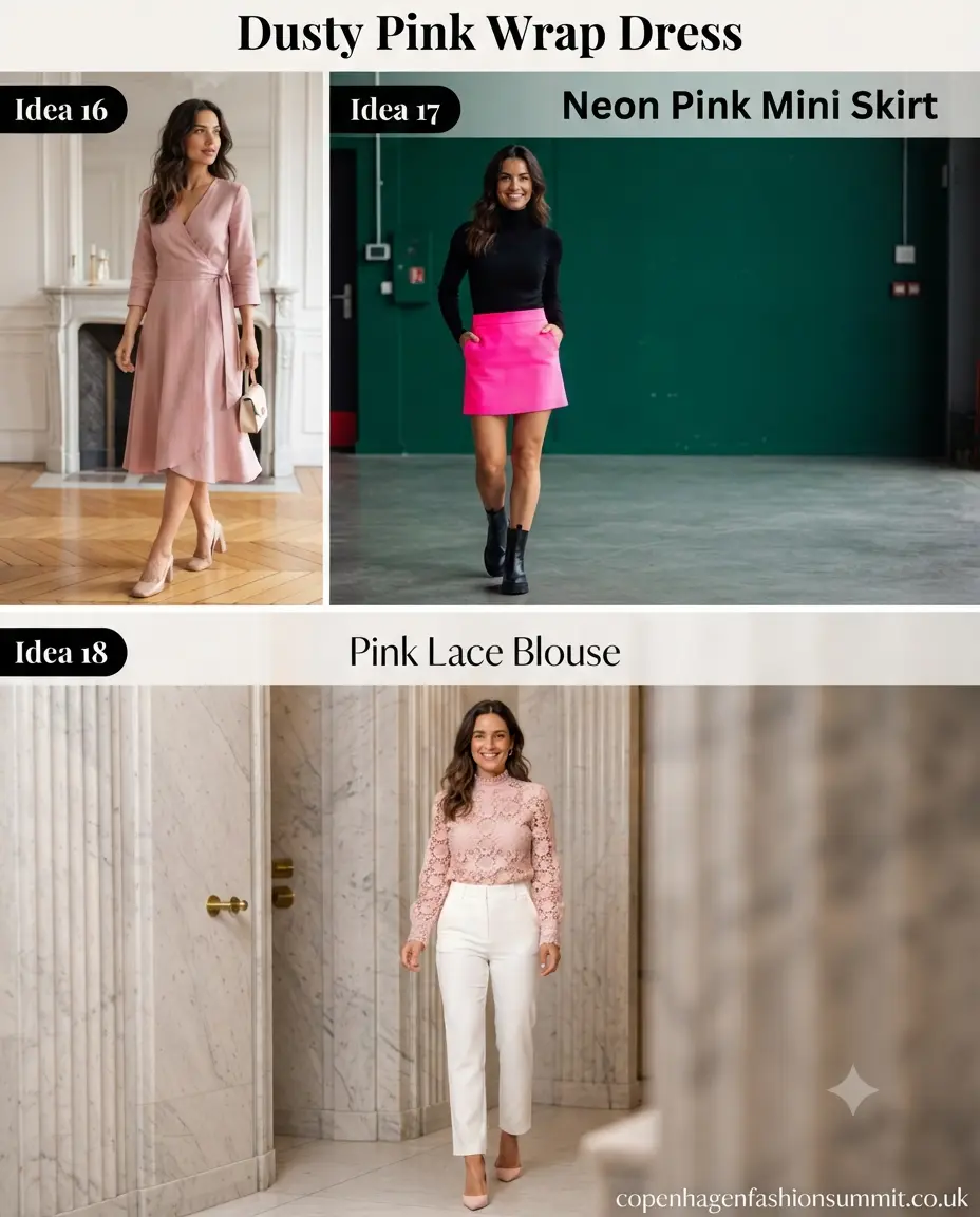 Cute Pink Outfit Ideas for Women part 6