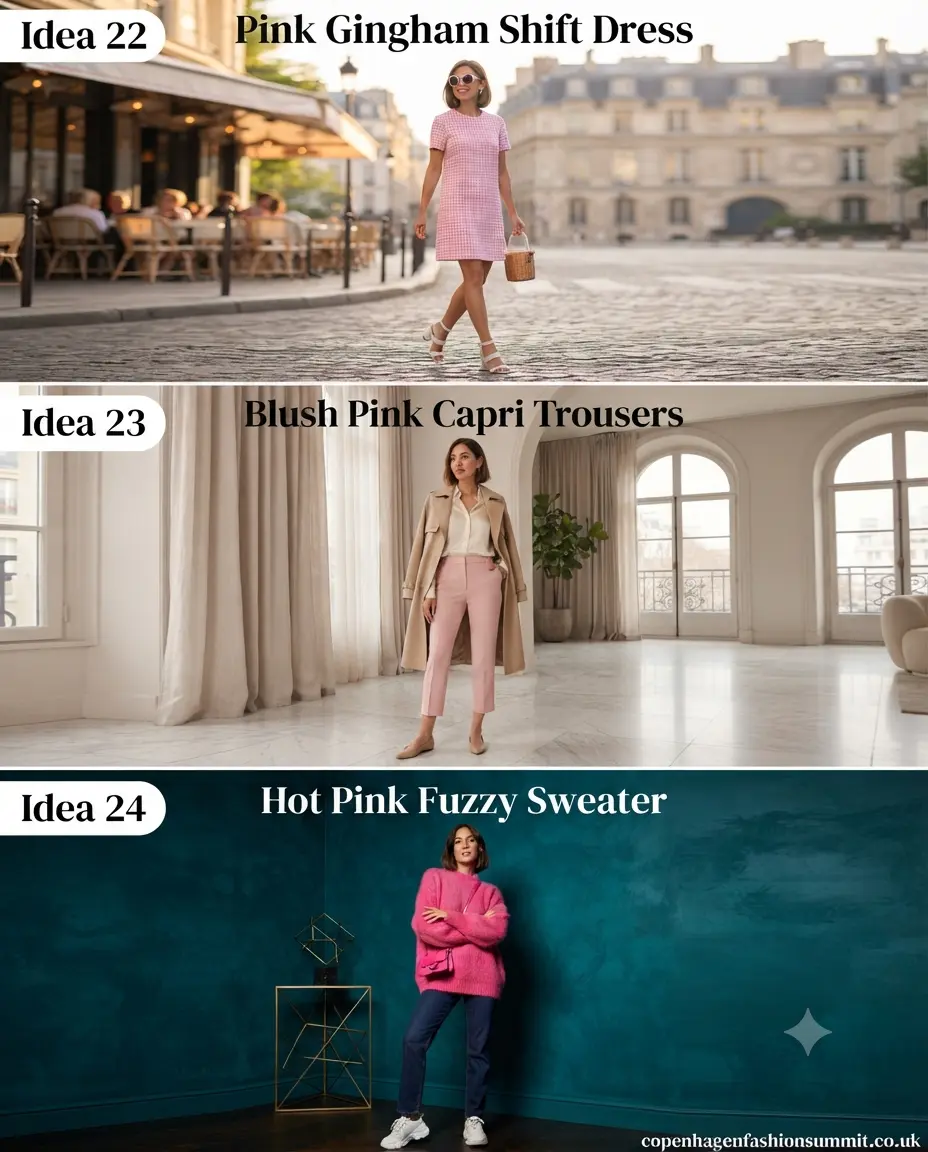 Cute Pink Outfit Ideas for Women part 8