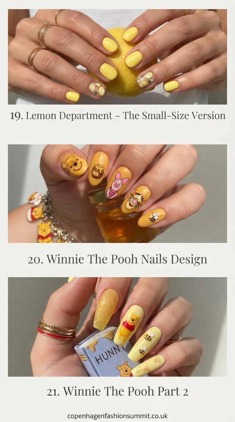 37+ Bright Yellow Nail Ideas to Brighten Up Your Summer 8 Cute Yellow Nail Designs Part 7