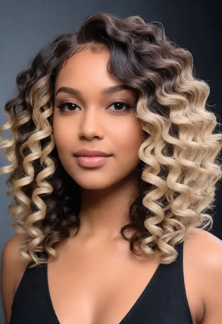  Deep Wave Haircut for wavy hairstyle