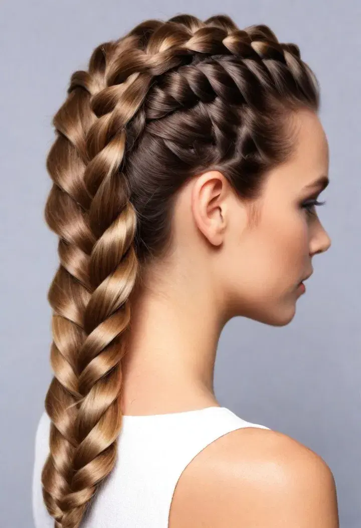 Dragon Braid Hairstyle