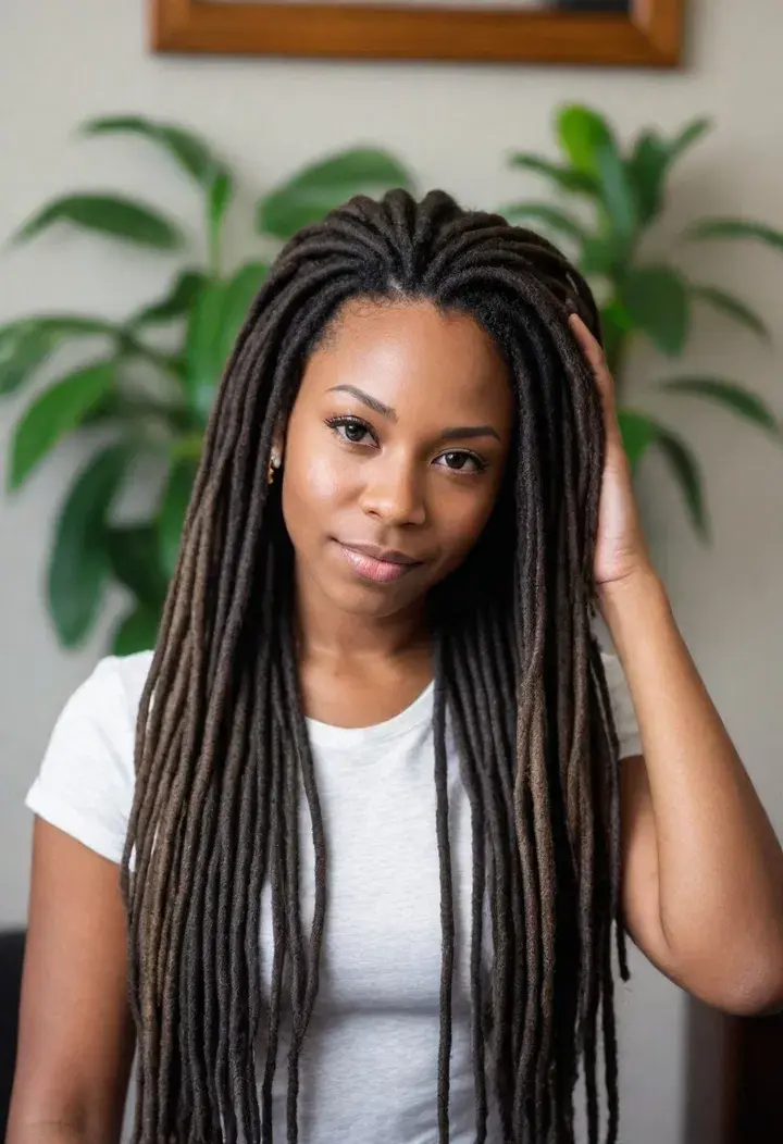 . Dreadlock Extensions Haircut
