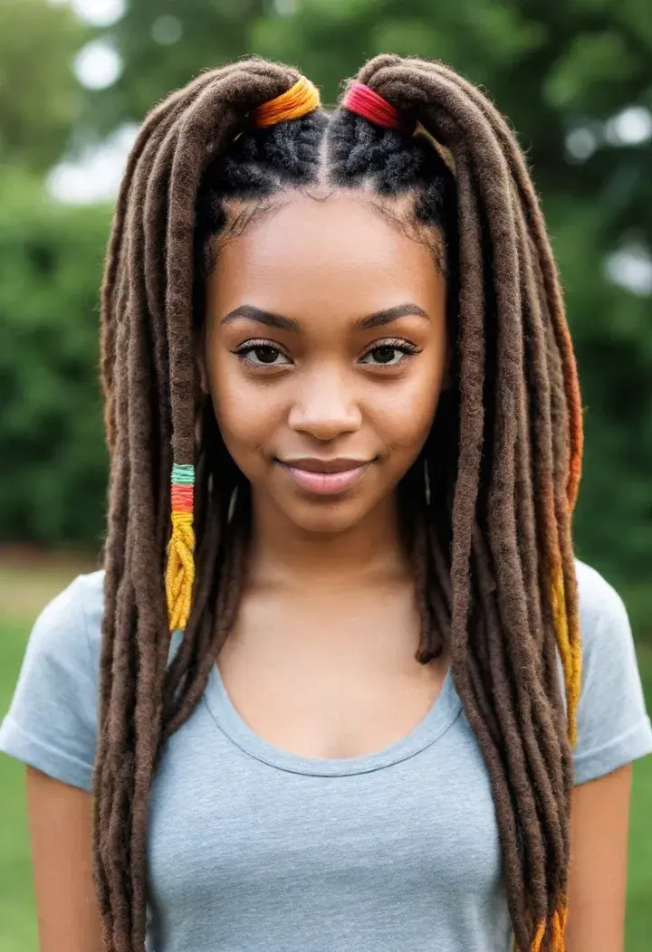  Dreadlock Pigtails Dreadlocks Haircut
