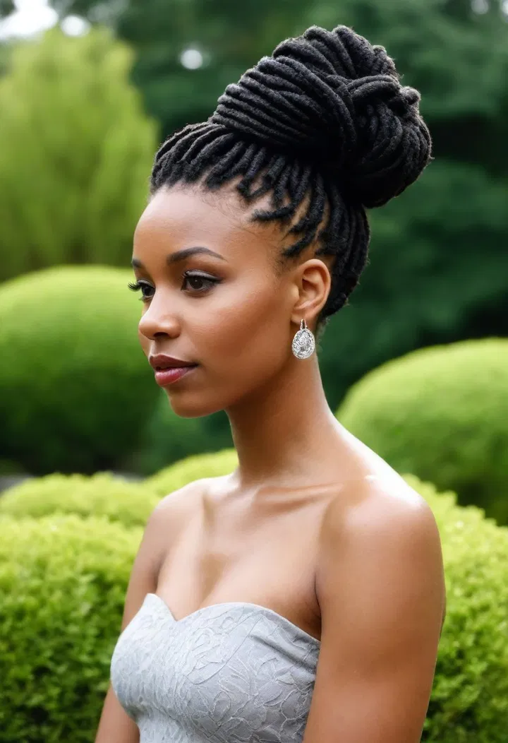  Dreadlock Updo Hairstyle