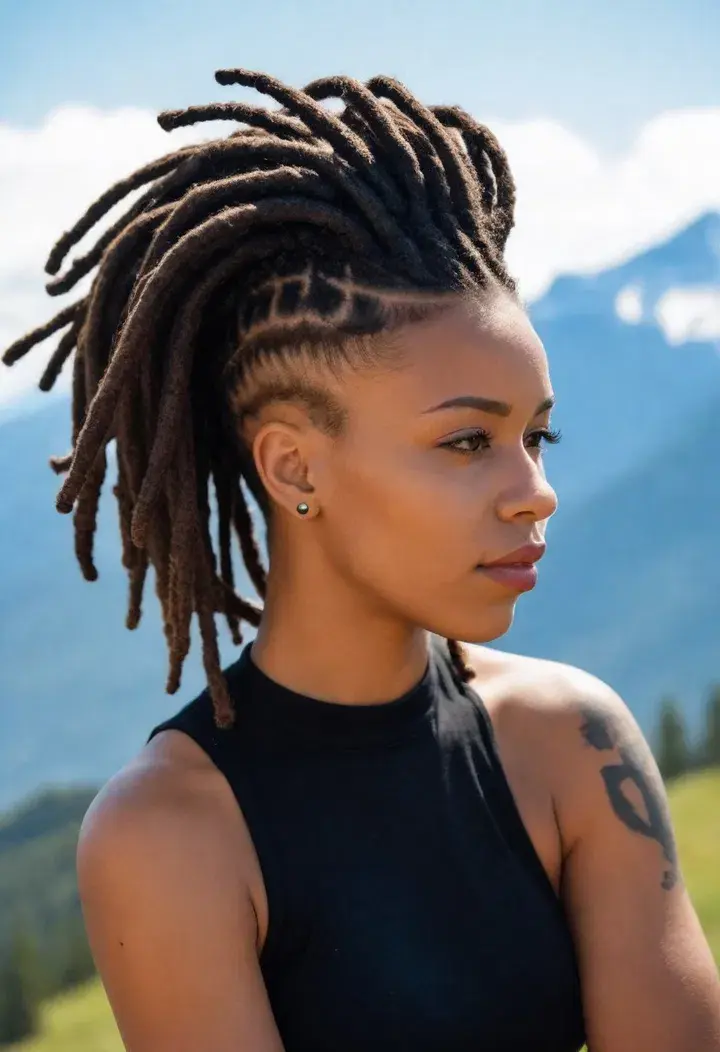 Dreadlocks with Undercut Hairstyle