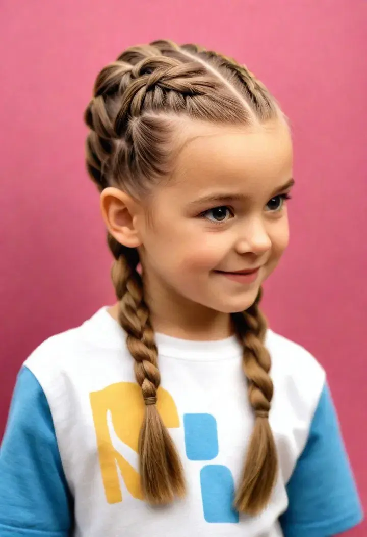  Dutch Braids Cute Baby Hairstyle