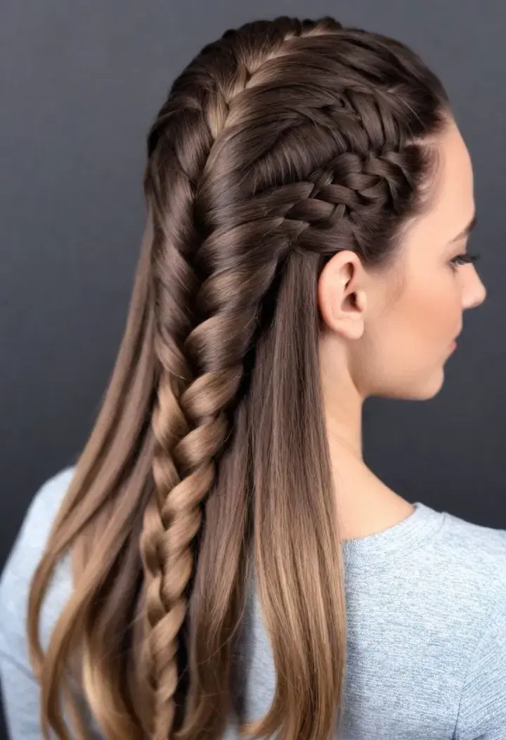 Dutch Infinity Braid Hairstyle